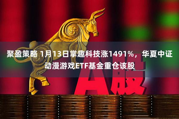 聚盈策略 1月13日掌趣科技涨1491%，华夏中证动漫游戏ETF基金重仓该股